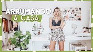 VLOG: ARRUMANDO A CASA, mudando os móveis.