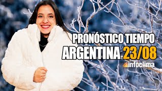 Pronóstico para el 23 de agosto de 2024. Argentina - Infoclima TV