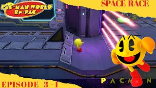 Pac-Man World Re-Pac 3-1 Space Race #Retrogaming