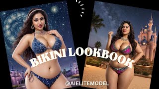 4K AI Super Bikini : AI Model's Clothing Delight | Plus Size Models | #bikini  #ai