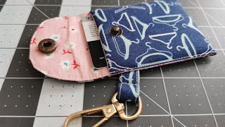 Very easy/beginner/tres facile/débutant/pochette /bus card/carte de bus/étudiant/tutorial #0031