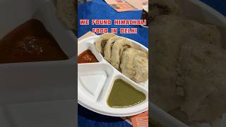 Trying Himachali food in Delhi || Him Mahotsav || Siddu || Himachali Dish #foodiesofindia #foodblog