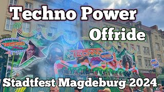 ⁴ᴷ Techno Power - Schmidt - Offride | Stadtfest Magdeburg 2024