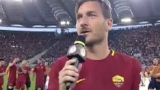 Lettera di Francesco Totti #28Maggio Roma Club Milano