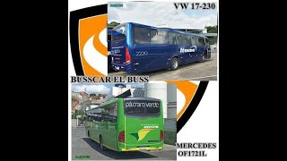 Busscar El Buss na versão simples e na versão Luxo OF1721L/VW 17-230OD