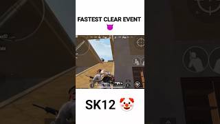 FASTEST CLEAR EVENT 😈🤡 #bgmi #gaming #viral #trand #shortvideo #bgmilive #shortvideo #bgmihighlights