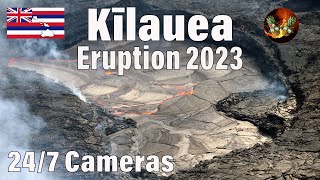 KILAUEA is Erupting | USGS Webcam Images | Big Island HAWAII