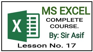 How to use Data Validation in Excel in Urdu/Hindi-Class No-17