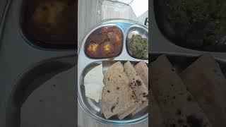 Maharashtrian Veg Thali #yutubeshorts #food