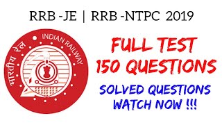 150 Question : Full Test | All Subject | CBT-2 | RRB-JE | Electronics Engg | Nation Innovation