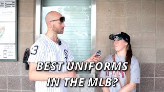 Asking Fans Which team have the best MLB Uniforms - PART 2 (Sox Stadium)