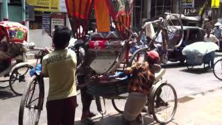 Rickshaw towing Bangladesh