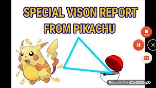 PoKéMoN Rare Special Vision Report From 1998