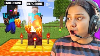 😱 ENDERBRINE KILLED HEROBRINE IN MINECRAFT | Minecraft #4