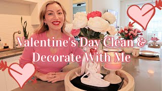 2023 Valentine's Day Clean & Decorate With Me | Minimal, Colorful, & Classic