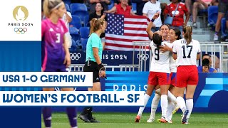 Team USA advance to women’s football final | Paris 2024 highlights