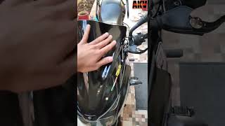 Pulsar 150 DB/Bubble Visor Modification | #short #modifiedpulsar #shorts #shortsvideo #viral