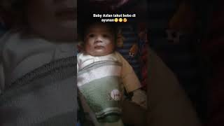 Gemes Baby Azlan takut di ayunan|| Baby cute usia 2 bulan 4 hari||