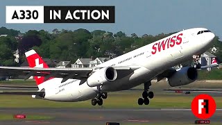 Swiss Airlines A330-300 Takeoff #airplanespotting