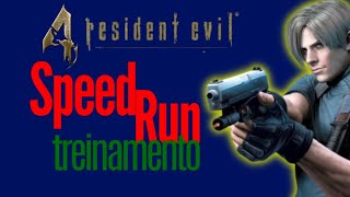 🔴 RESIDENT EVIL 4- SPEED RUN PELA PRIMEIRA VEZ ATÉ ZERAR META 2:30:00 (TREINAMENTO) 🔴