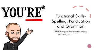 Functional Skills: Spelling, Punctuation and Grammar