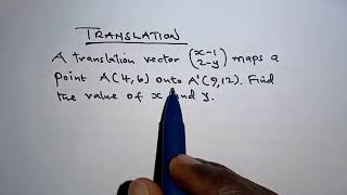 Translation Vectors