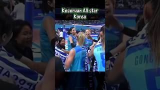 Keseruan All Star Korea #funny #volleyball #korea #mega #indonesia