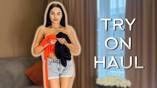 [4K] NEW TRANSPARENT DRESS | TRY ON HAUL with Emily Noir