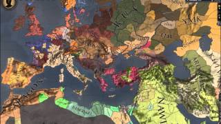 Shattered World In Crusader Kings II: A timelapse