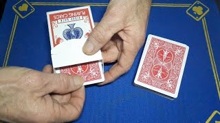 The card does not EXIST, until you sign it! Gimmick card trick performance