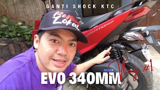 GANTI SHOCK BELAKANG VARIO 160 KTC EVO 340 | APAKAH AKAN DI COAK ???