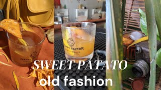 Award Winning Sweet Potato Rum Old Fashion