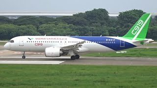 MOMEN LANGKA !!! Pesawat Comac C919 Take off di Bandara Soekarno-Hatta