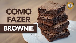 Brownie de Chocolate - Delicioso e Super Fácil #shorts #short