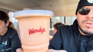 Nice day to try Wendy’s New Orange 🍊 Dream sickle Frosty 🥶 (Family Review )