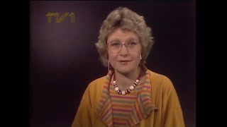 TV1-hallåa Brita Berggren Ericson 1987-05-02