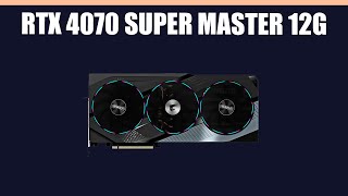 Видеокарта Gigabyte AORUS GeForce RTX 4070 SUPER MASTER 12G