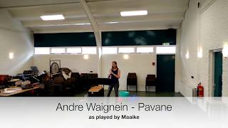 André Waignein - Pavane & Danse (clarinet solo)