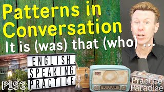 Conversation Pattern Training English Speaking Practice