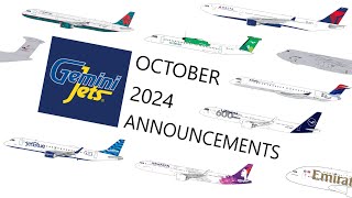 Ranking Gemini Jets October 2024 400 Scale Announcements