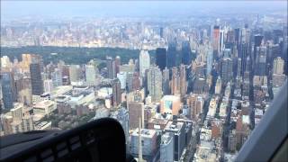 HELICOPTER RIDE in NEW YORK CITY ( NYC ) - 15 minutes - start to finish