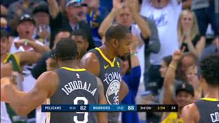 NBA-New Orleans Pelicans vs Golden State Warriors  April 7, 2018