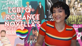 Queer Romance Novella’s | Trope Week 🏳️‍🌈