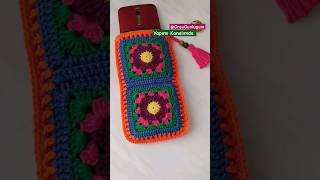 Renklerin enerjisi bir başka 💚💜💖🧡 #motifçanta #crochetbag