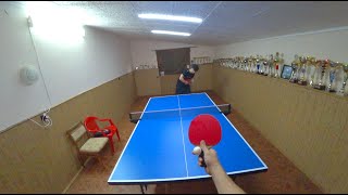 НАСТОЛЬНЫЙ ТЕННИС ОТ ПЕРВОГО ЛИЦА | PING PONG FIRST PERSON | TABLE TENNIS | MY START TRAINING WAY