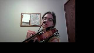 3 Octave G harmonic minor violin scale with fingerings