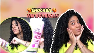 TESTANDO O SPRAY HIDRATANTE PENTEIA CABELO - BELKIT | Adeus Frizz 🤔