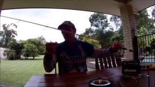 Tutorial in Spooling a Spin Reel with Braid to Tying on a Lure