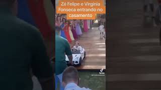 Zé Felipe e Virginia Fonseca como padrinhos de casamento