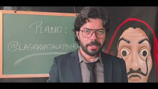 La casa de papel no casamento LA GRAVATA DE PAPEL "osriginais"